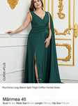 Rochie verde de seara 46 NOUĂ