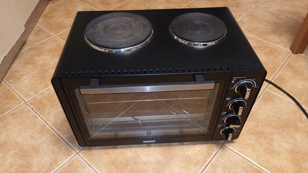 Vand cuptor electric cu 2 plite