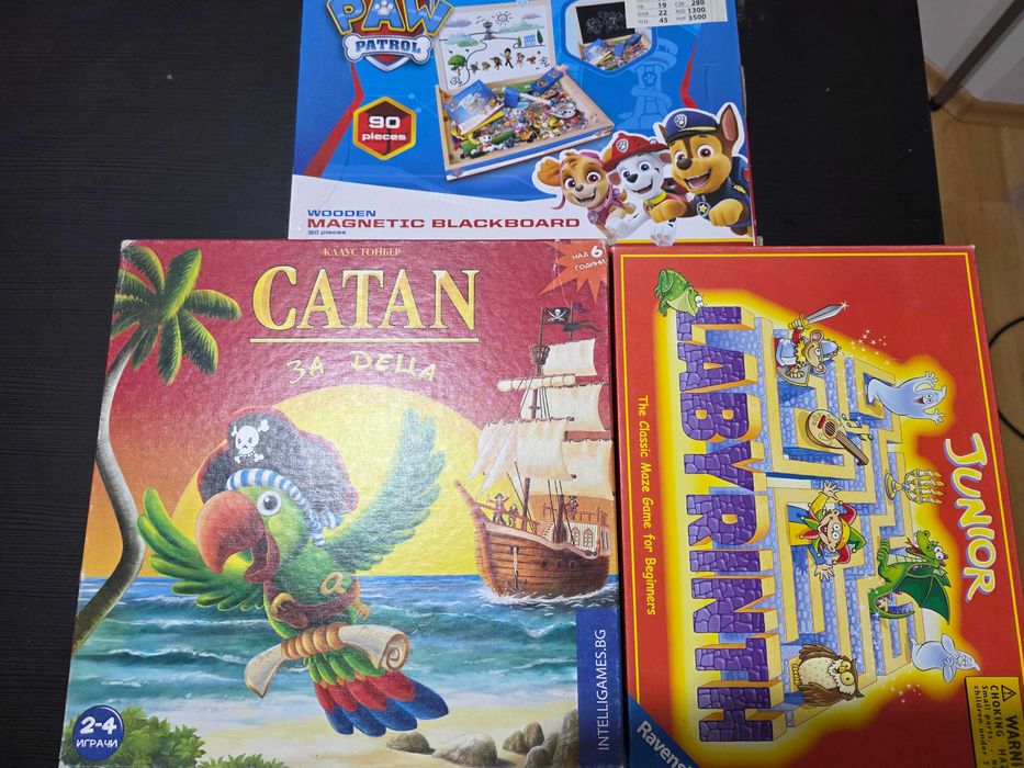 Настолни игри- катан за деца, лабиринт, smart games и други