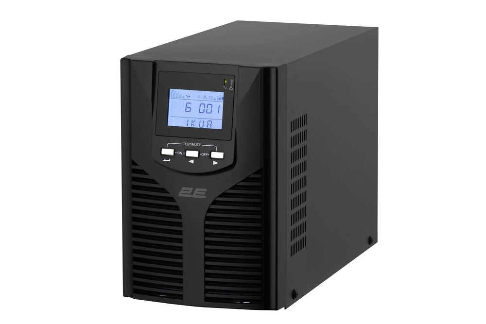 UPS 2E OnLine OD1000, 1000VA/900W, LCD, USB, 2xSchuko