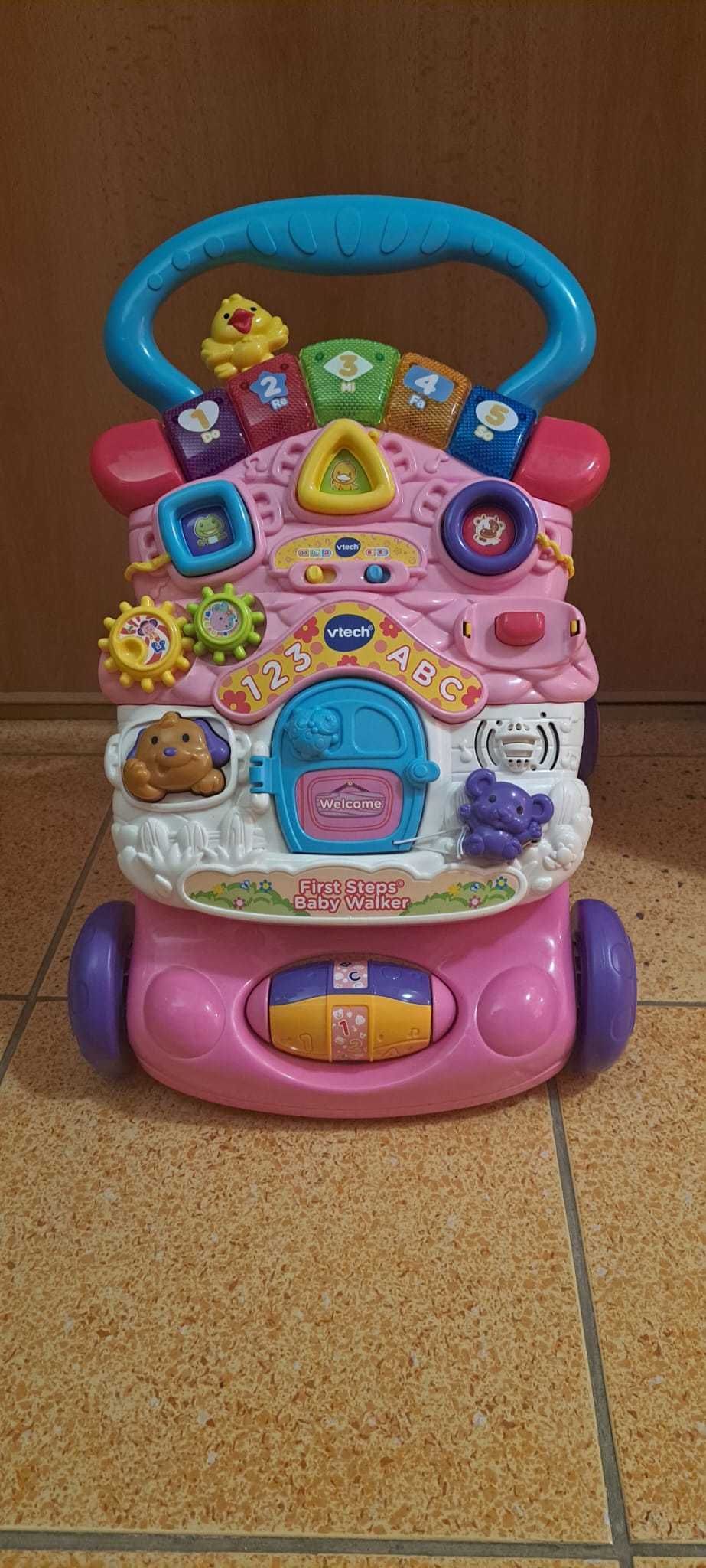Проходилка VTech първи стъпки розова VTech