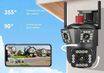 Camera Tripla de Supraveghere 4G, PTZ, TSS-JT3-4G,  2k , Audio-Video