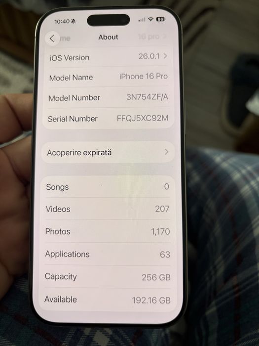 Iphone 16 pro 256 gb neverlock