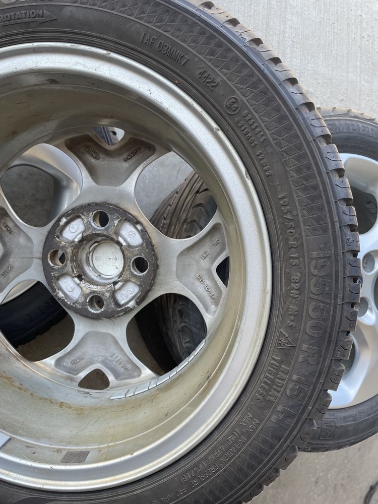 Set jante Aliaj Ford Fiesta pe 15