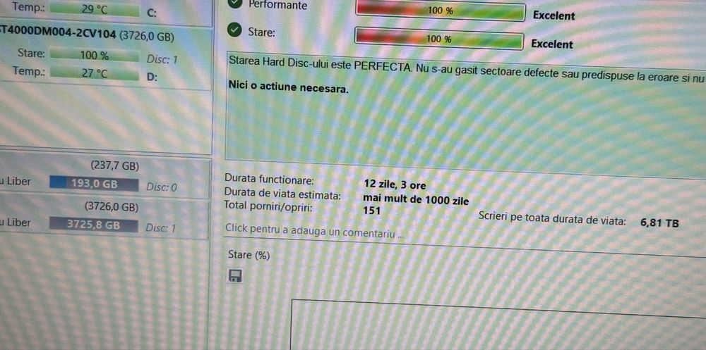 HDD NOU pe alese HardDisk Seagate si Adata 4TB si 3 TB