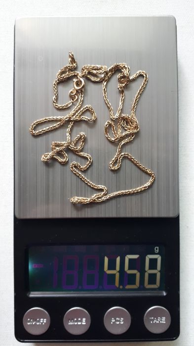 цепочка желтой золото 585п, Туркия, 4.57-грам.