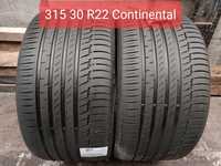 2 anvelope 315/30 R22 Continental