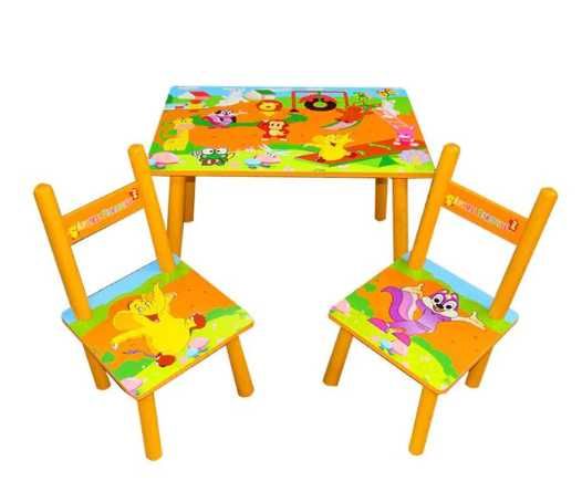 Masa cu 2 scaune MDF pentru copii
