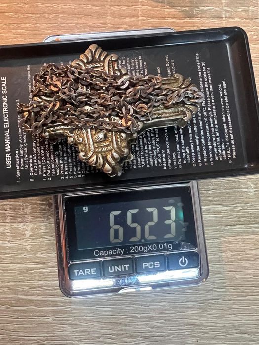 Cruce argint Engolpion Rusia anii 1800