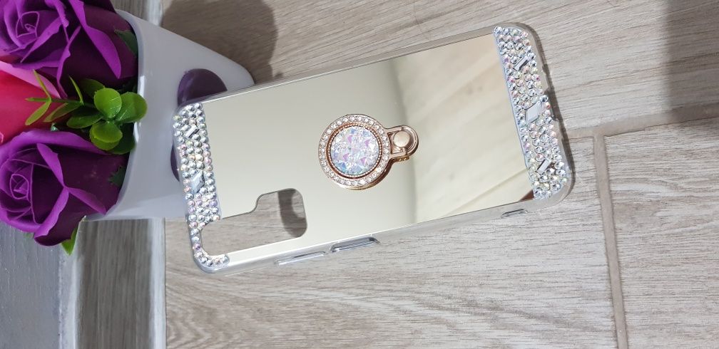 Husa silicon oglinda cu inel Huawei Nova 5T