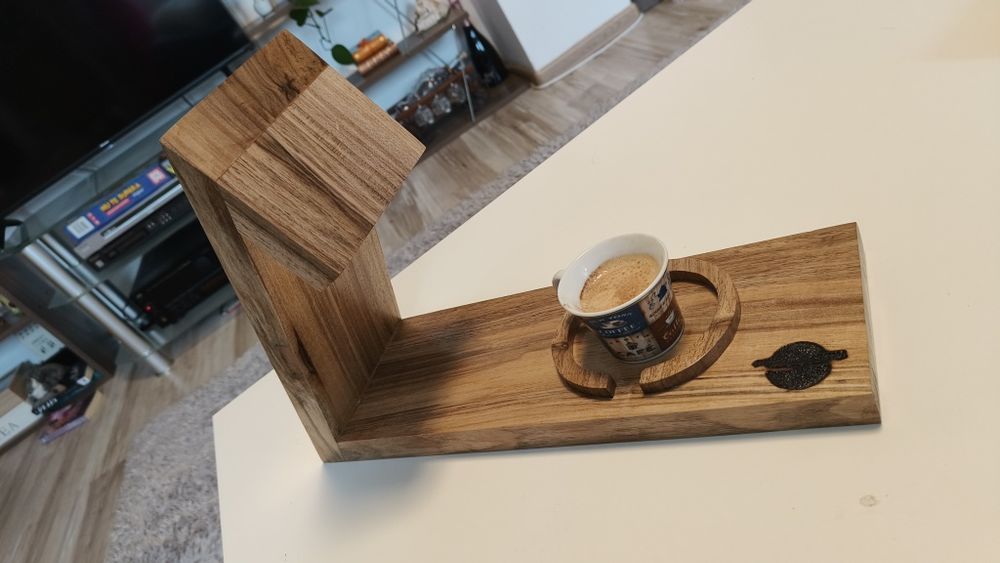 Cadou hand mare lemn masiv