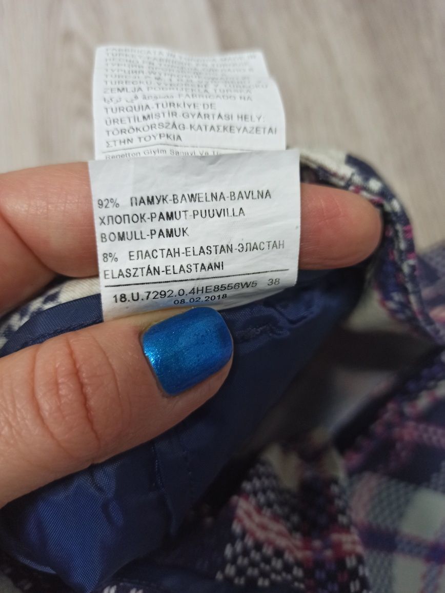 Pantaloni Culottes ASOS Eleganți 3 Sferturi Patratele Mărimea Xs/34