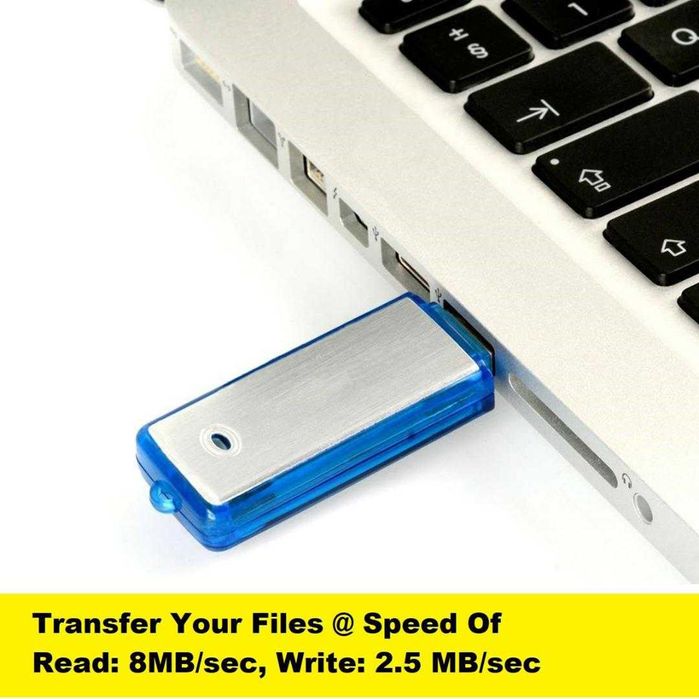 USB 8 GB cu inregistrare voce. Nou!