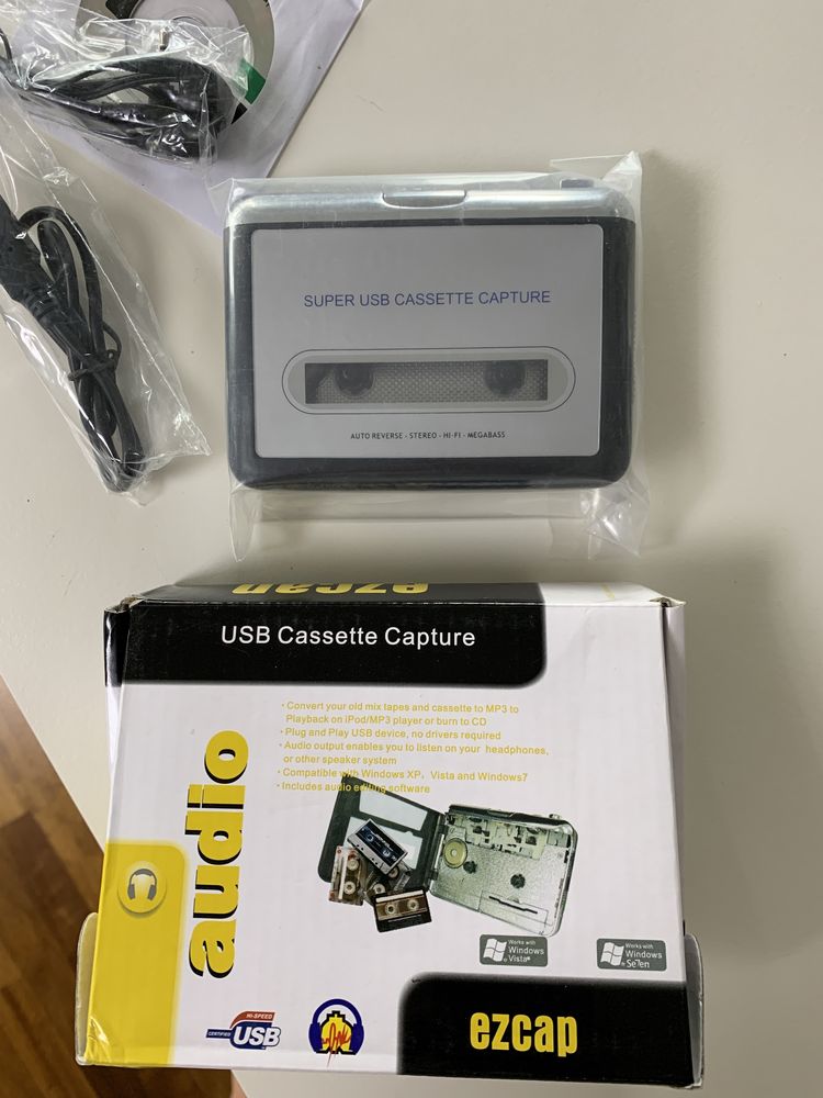 Adaptor caseta transfer pe CD sau PC