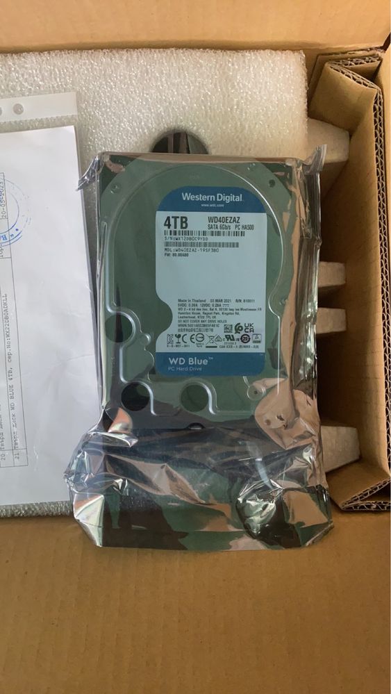 HDD Western Digital blue Hard disk 4TB