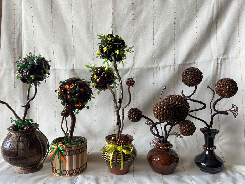 Топиарий, декор для дома, ручная работа