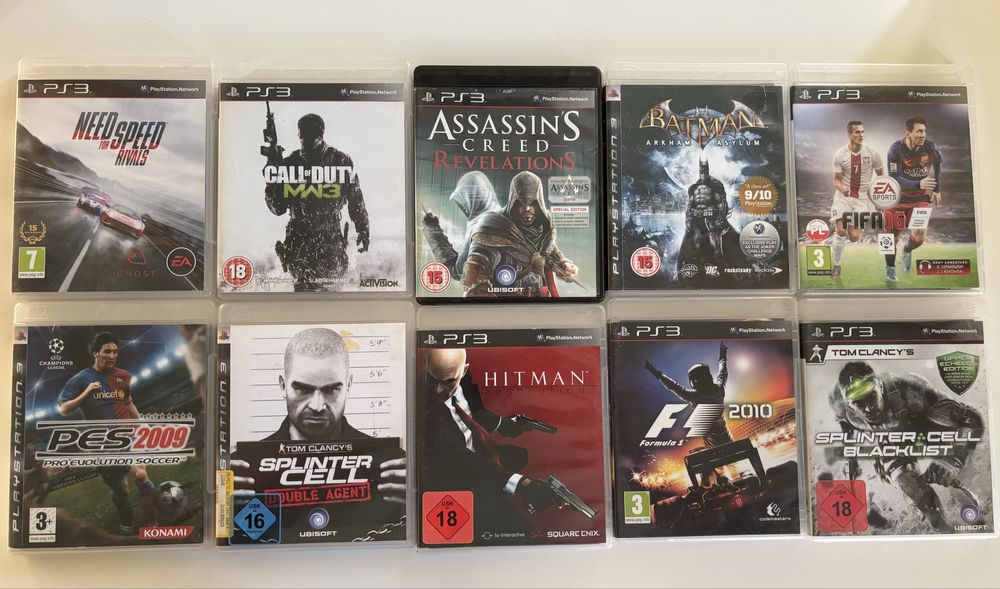 PS3 игри – отлично състояние, тествани и готови за игра