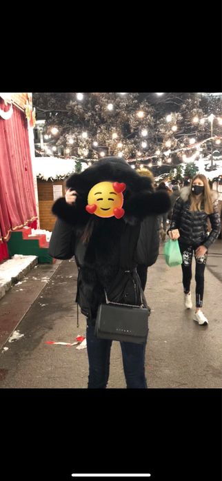 Черно яке с естествен косъм