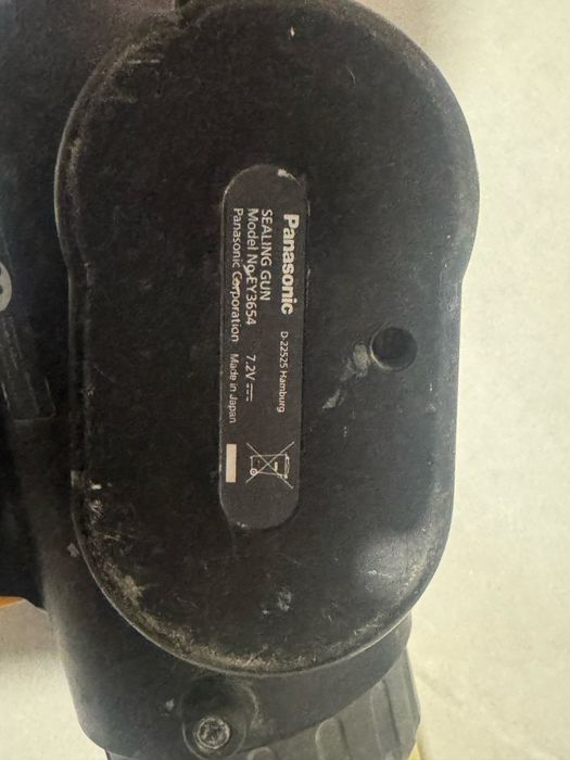 Panasonic EY3654 7.2V Акумулаторен пистолет за СИЛИКОН