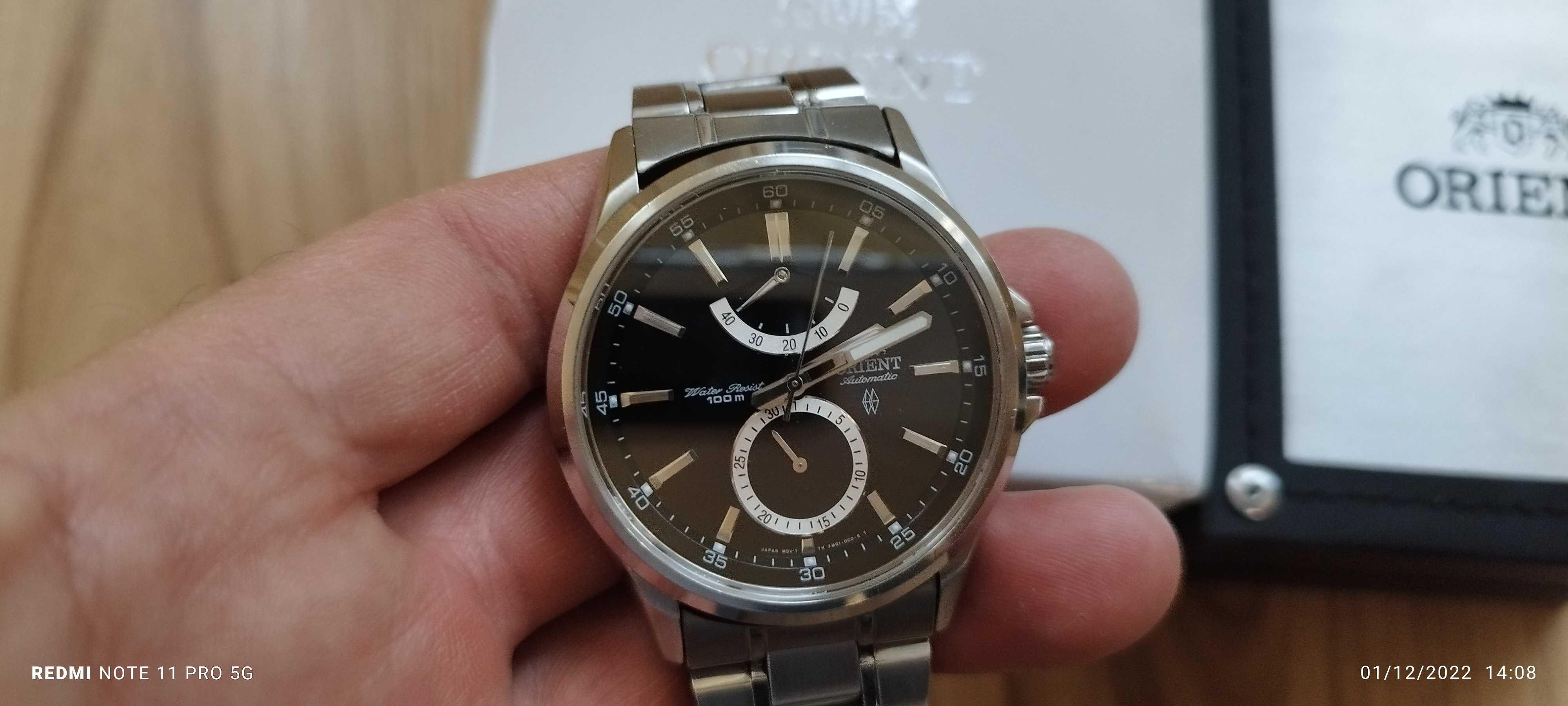 Часовник Ориент-Автоматик, сапфир кристал, 100 м. Отличен