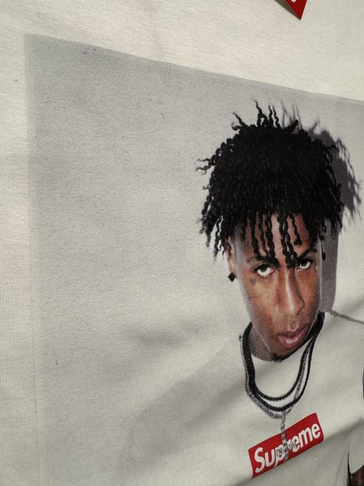Supreme x NBA YoungBoy White T-shirt