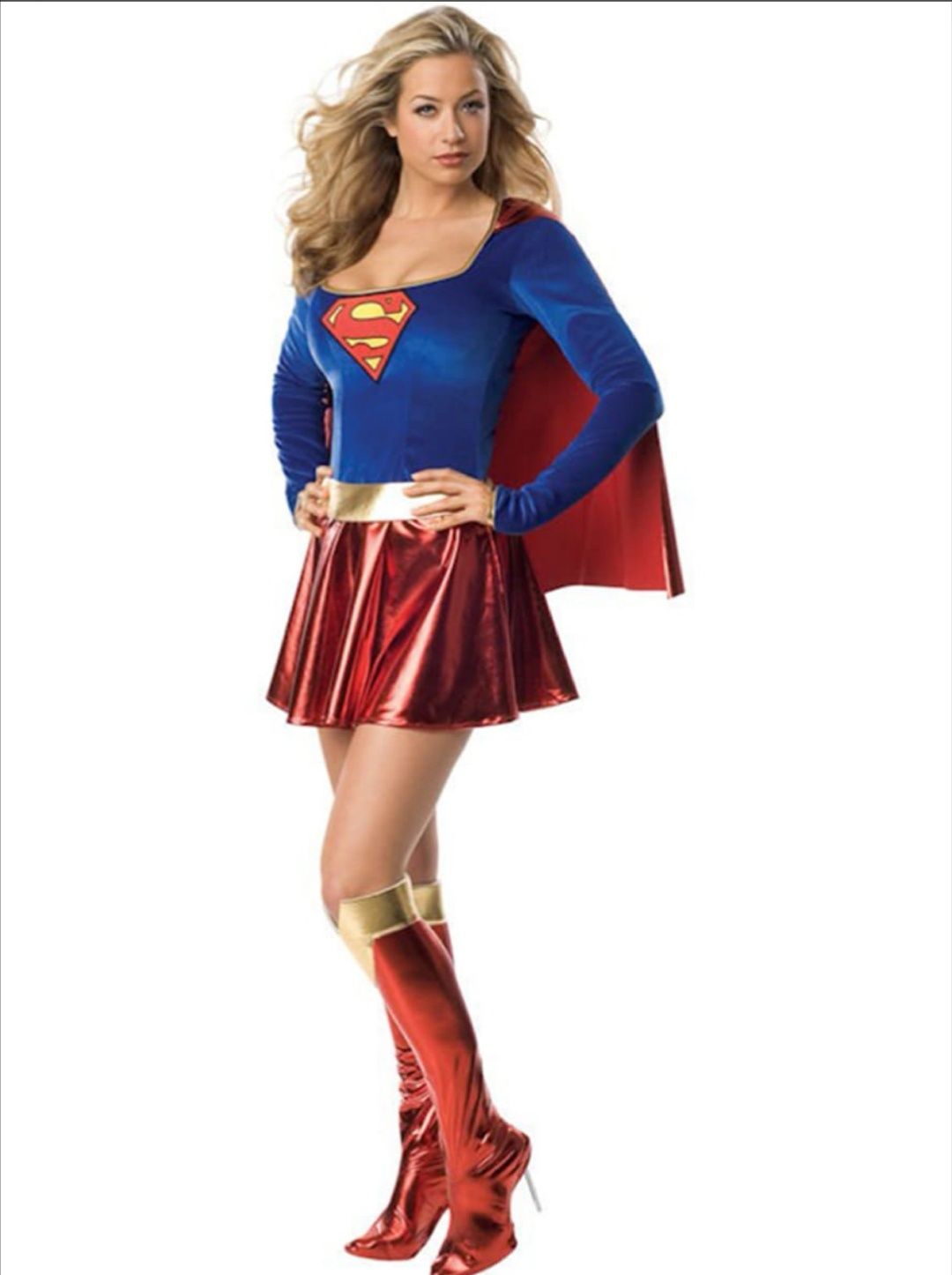 Costum nepurtat Super Girl/SUPER WOMAN/Halloween