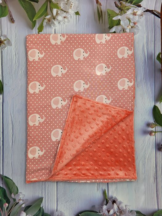 Paturica din bumbac dublata cu Minky