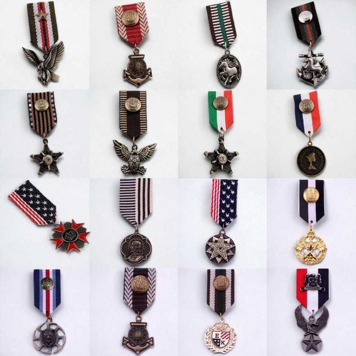 Medalie decoratie militara WW1 UK British Army USA Army Retro Style