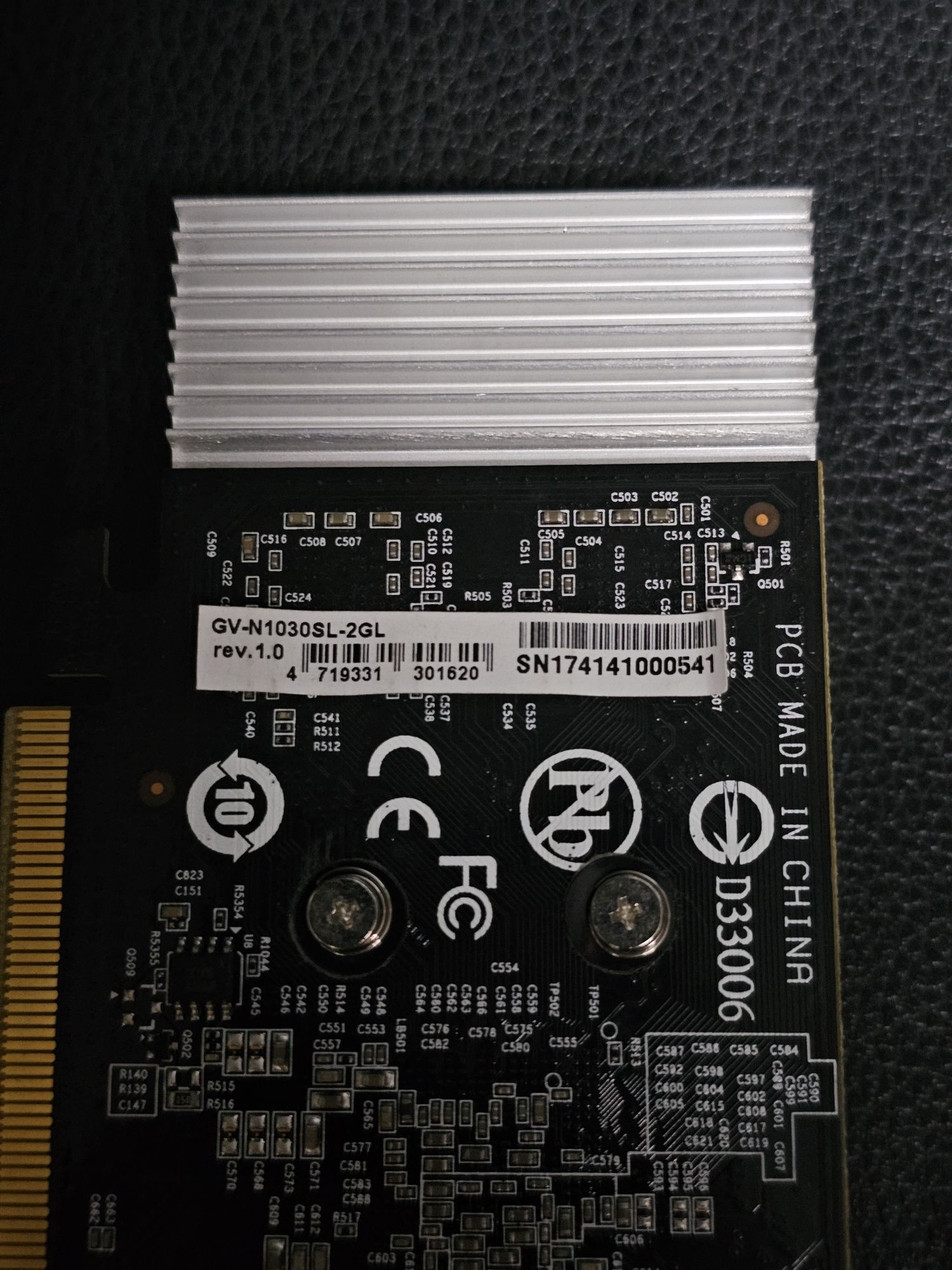 NVIDIA GeForce Gigabyte 1030 GT 2GB DDR5