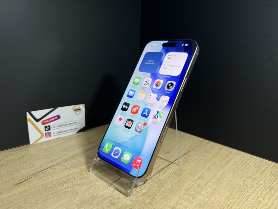 Iphone 16 Pro Max 256Gb Desert Titanium Second-Hand Foarte Bun 3 ani g