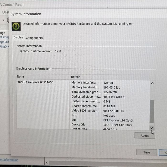 Acer I5-9300H,Gtx 1650 4Gb