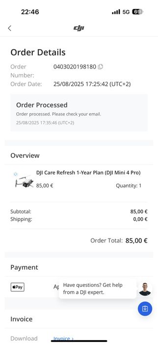 Drona DJI MINI 4 pro Fly More Combo noua , casco 8/2026