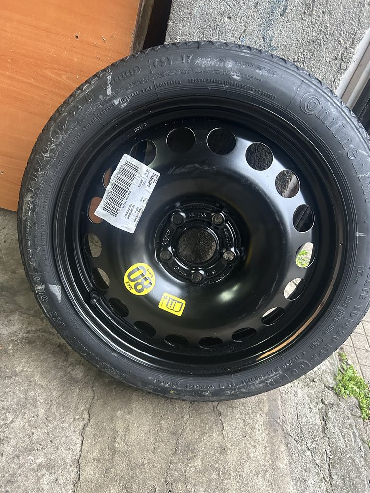 Резервни гуми  Опел Астра J 115/70/16, Форд-125/70/16  Нисан-155/90/17