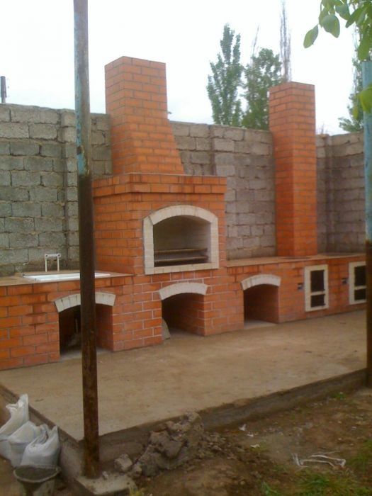 ОЧАГИ. Барбекю. Камин Летней кухни