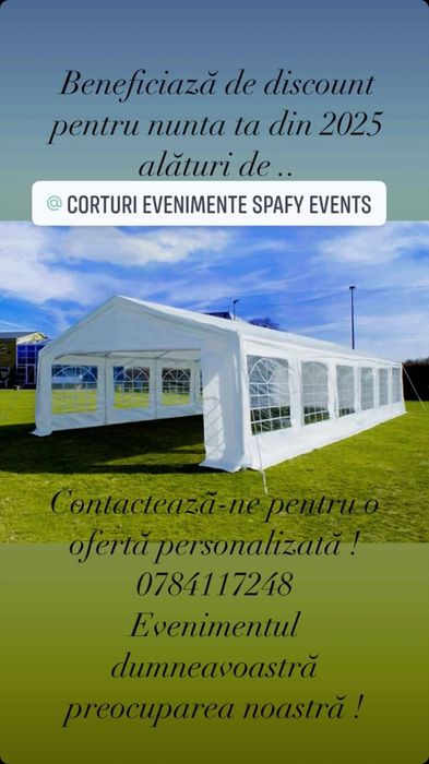 Cort ,corturi evenimente ,mașină frigorifica ,,dozator