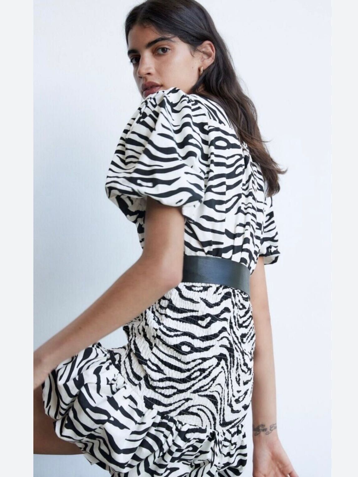 Къса рокля и  боди zara