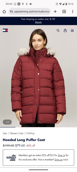 Продам куртку Tommy Hilfiger оригинал