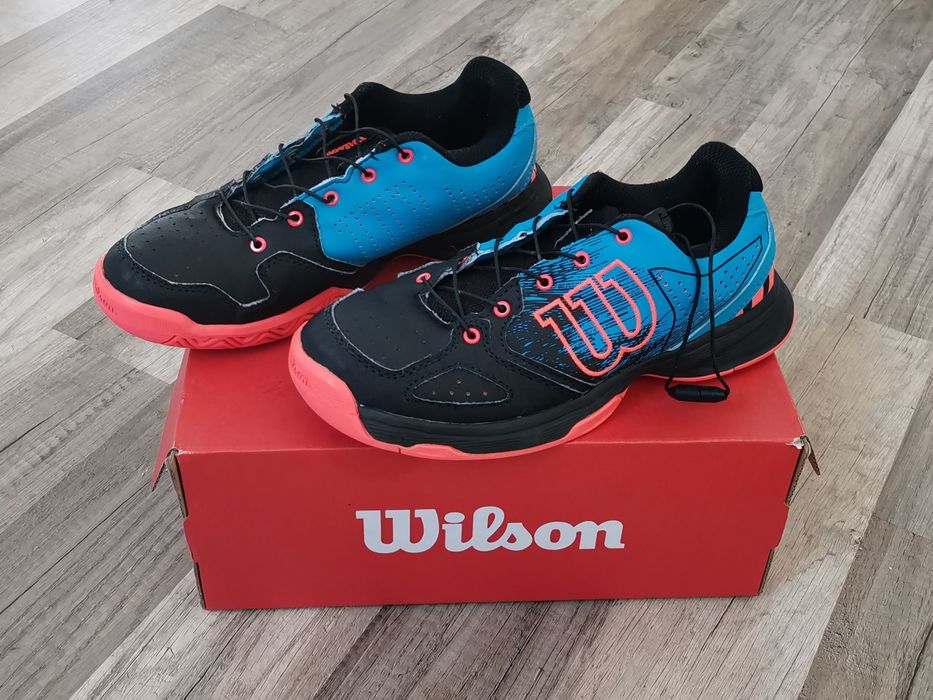 Pantofi tenis camp, marimea 35, Wilson KAOS JUNIOR QL
