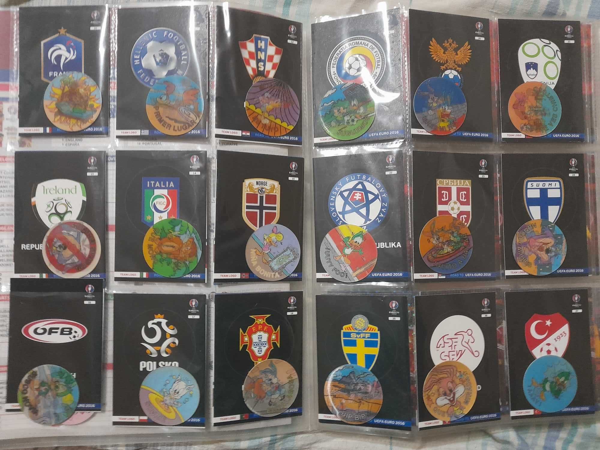 Рядък Албум Panini Road to UEFA EURO 2016 Album Complete 333 Cards