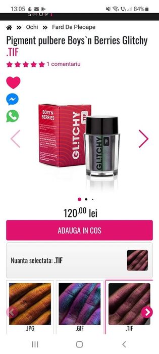 Pigment/fard pulbere Boys'n Berries