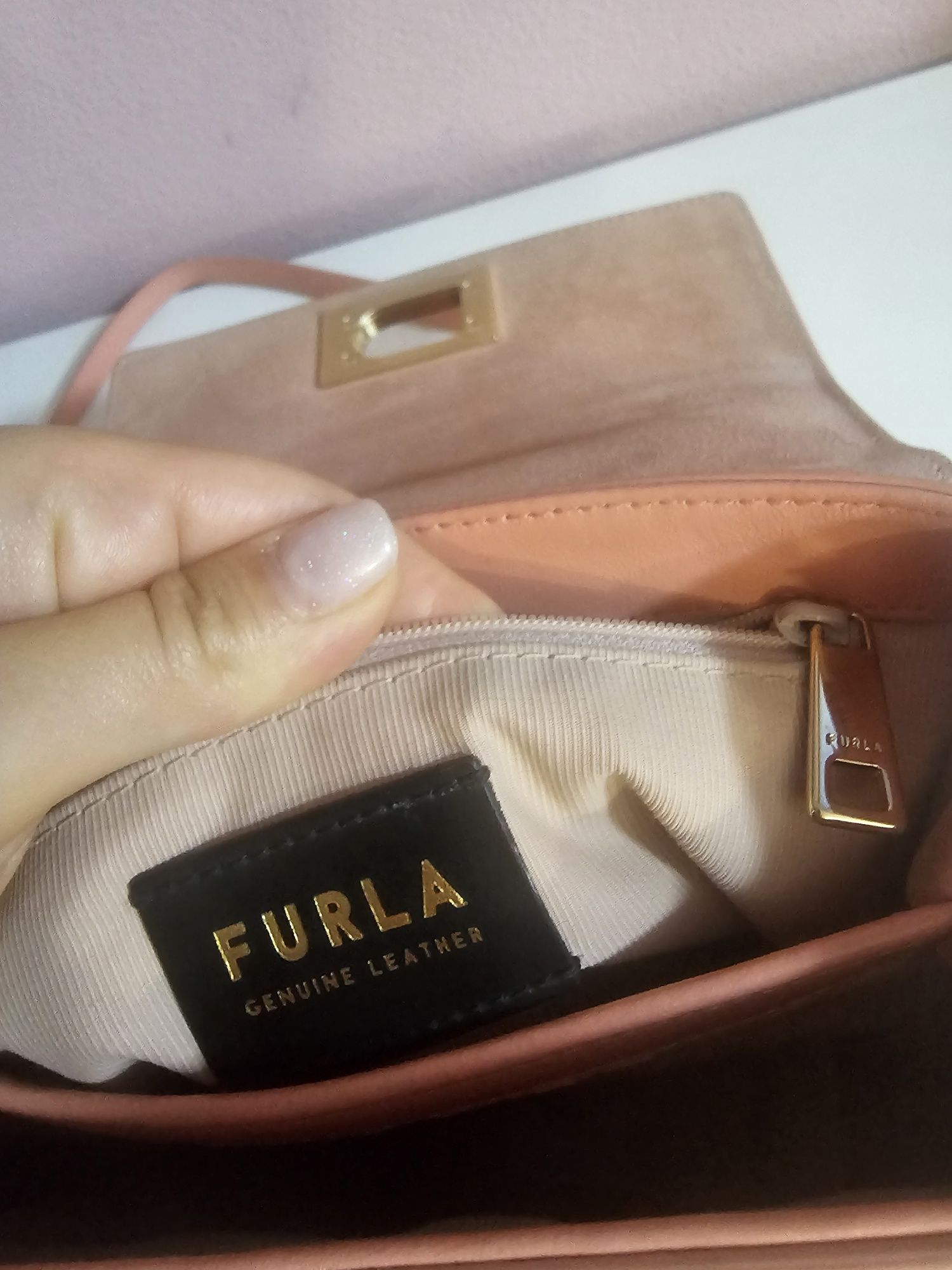 Кожена чанта Furla 1927