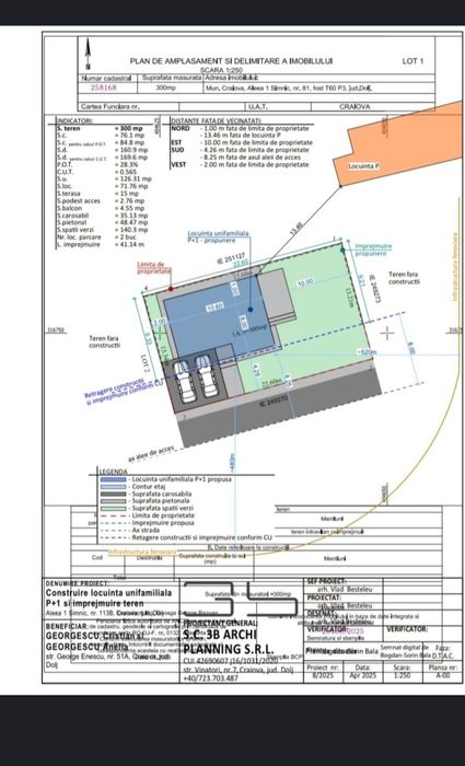 ‼️ Teren intravilan ,autorizatie P+1,zona Tancodrom