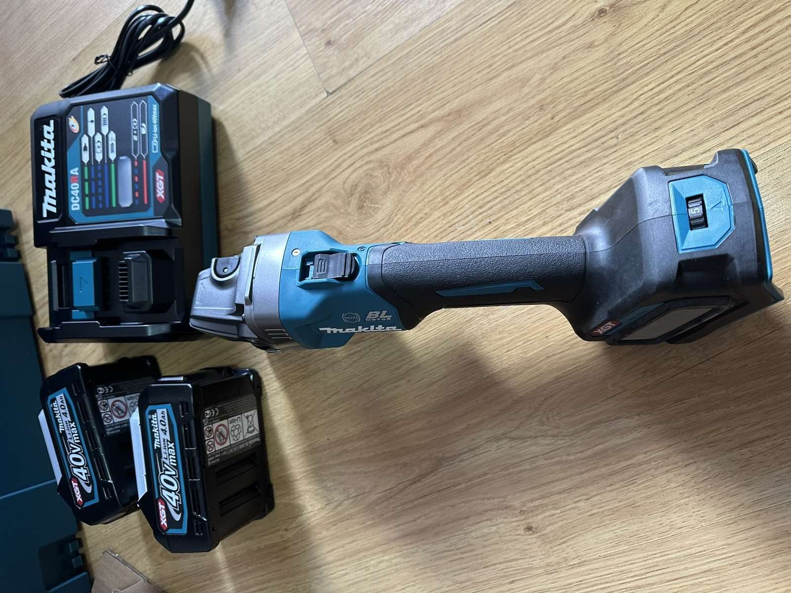 Наалена цена Makita GA022G топ ъглошлайф пълен комплект Макита акумула
