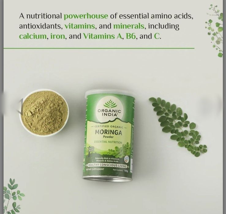 ORGANIC INDIA Moringa - Essential Nutrition Органический порошок