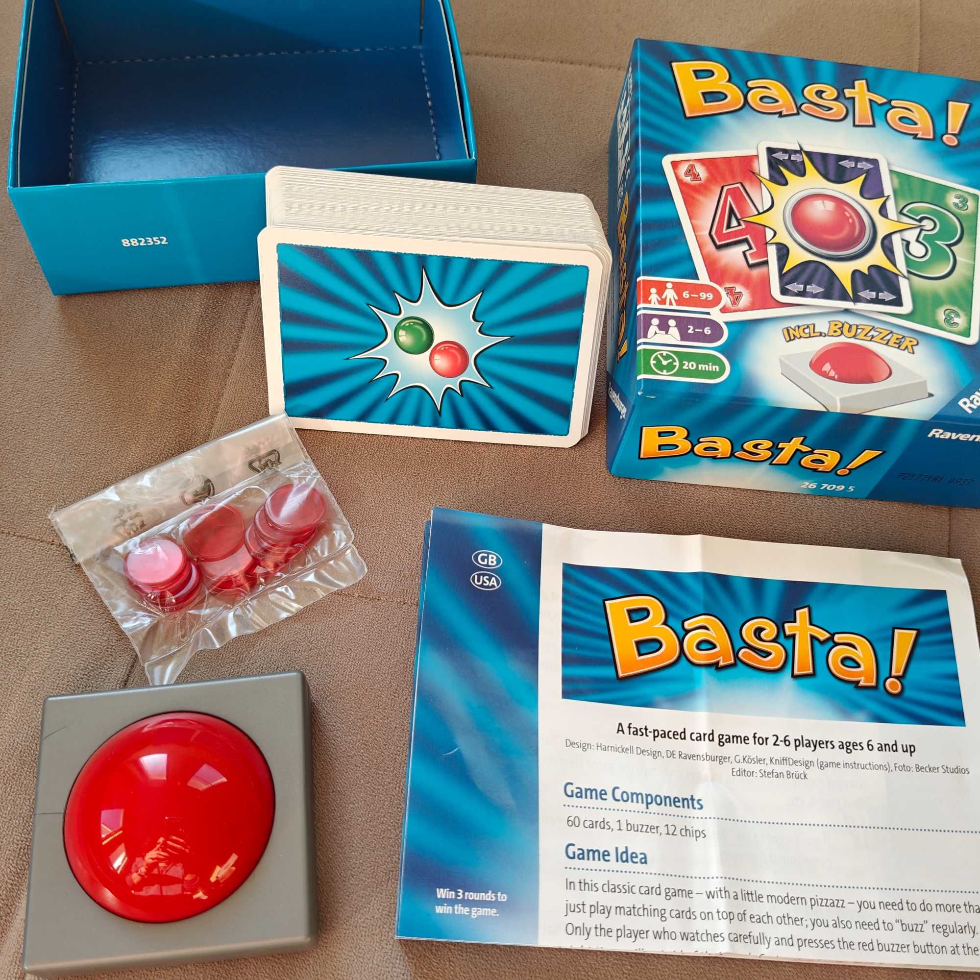 Настолна игра Ravensburger - Вasta