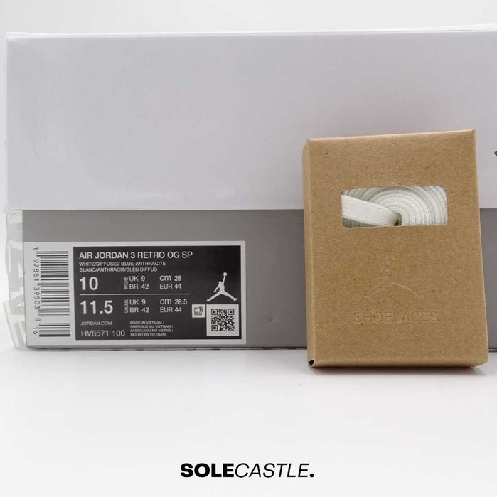Nike Air Jordan 3 Retro OG SP A Ma Maniére 'Diffused Blue'