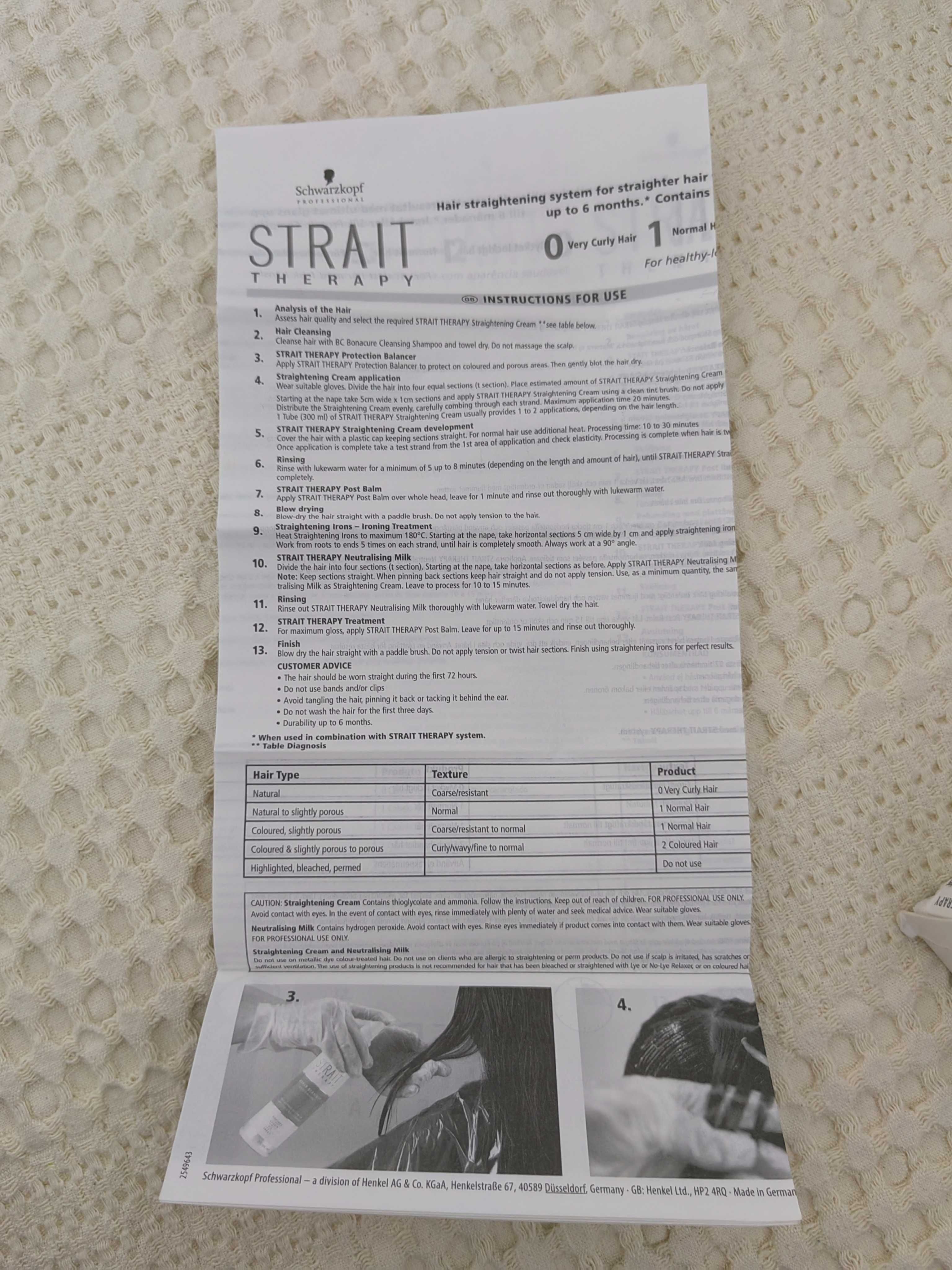 Tratament pentru îndreptat parul Schwarzkopf