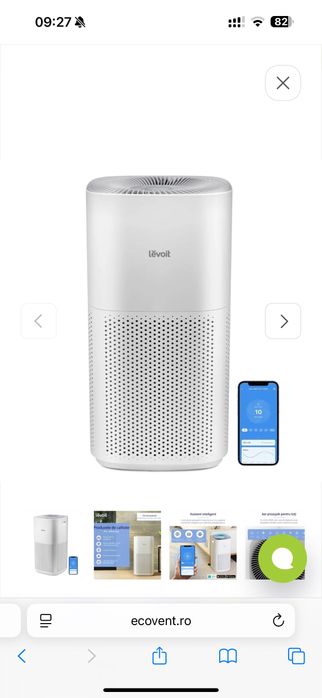 Purificator Levoit Core 600S SMART nou sigilat garantie