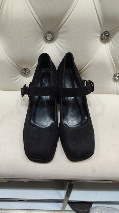 Туфли замшевые женские