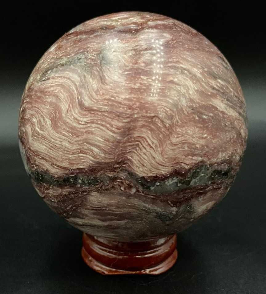 Cristale/Minerale - Muscovit Roz (Mica) - sfera piatra semipretioasa